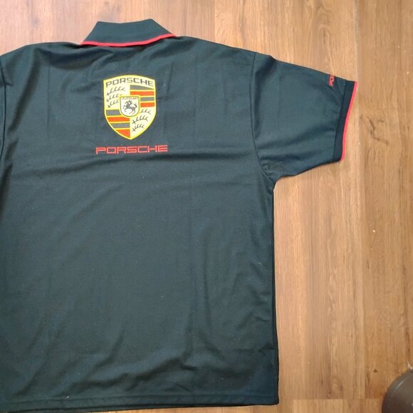 Deadstock Porsche Polo Shirt Back Hit - Picture 7 of 7